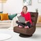 5-Position Folding Floor Gaming Chair with 360 Degrees Swivel Base Suitable for Any Room
